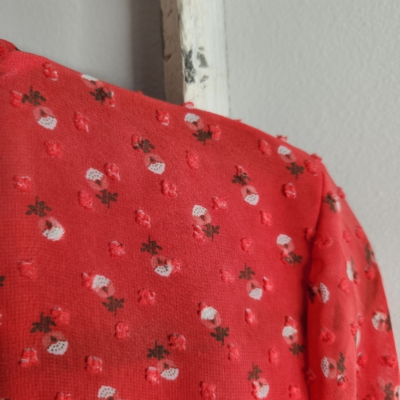 Matilda Jane top womens large Let's Go Together must be love peplum - Picture 4 of 5